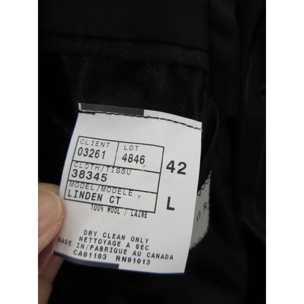 Jack Victor Sport Coat 42 Couture Blazer Pinstriped Wool Dinner Jacket